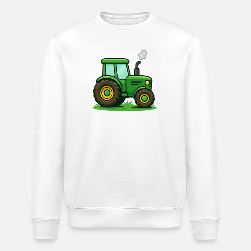 Idée cadeau Tractor Kids - Sweat bio ROLLER Stanley/Stella Unisexe - blanc