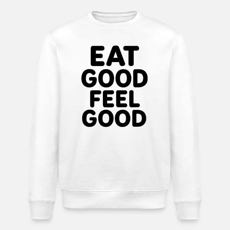 Abstraktes geometrisches Muster  - Stanley/Stella Unisex Bio-Sweatshirt ROLLER - Weiß