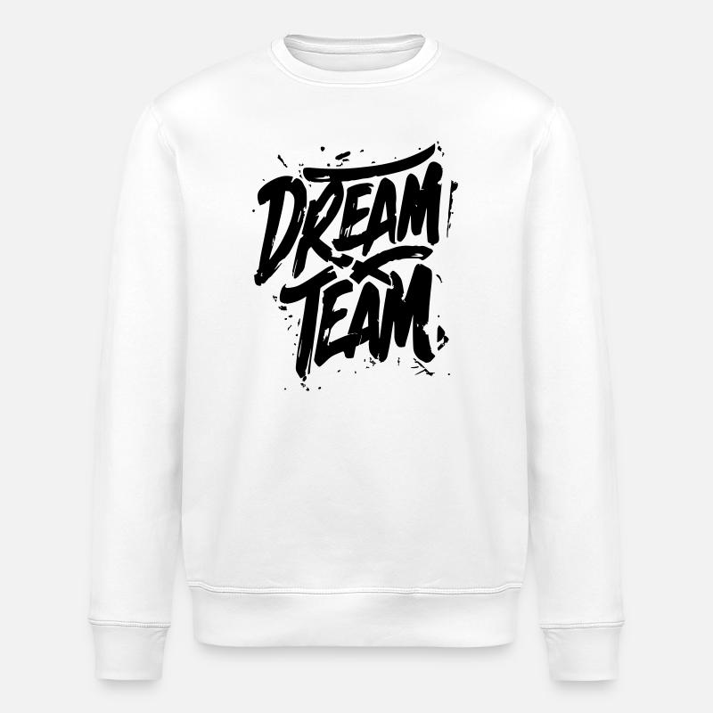 Équipe de rêve - Sweat bio ROLLER Stanley/Stella Unisexe - blanc