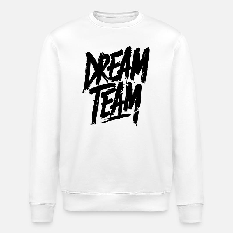Dream Team - Stanley/Stella Unisex Bio-Sweatshirt ROLLER - Weiß