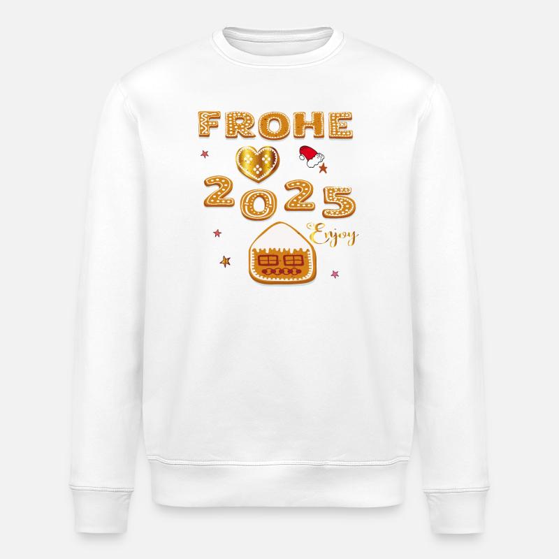 Joyeux noël - Sweat bio ROLLER Stanley/Stella Unisexe - blanc