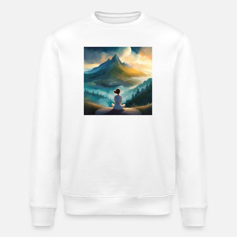Le monde regorge de merveilles - Sweat bio ROLLER Stanley/Stella Unisexe - blanc
