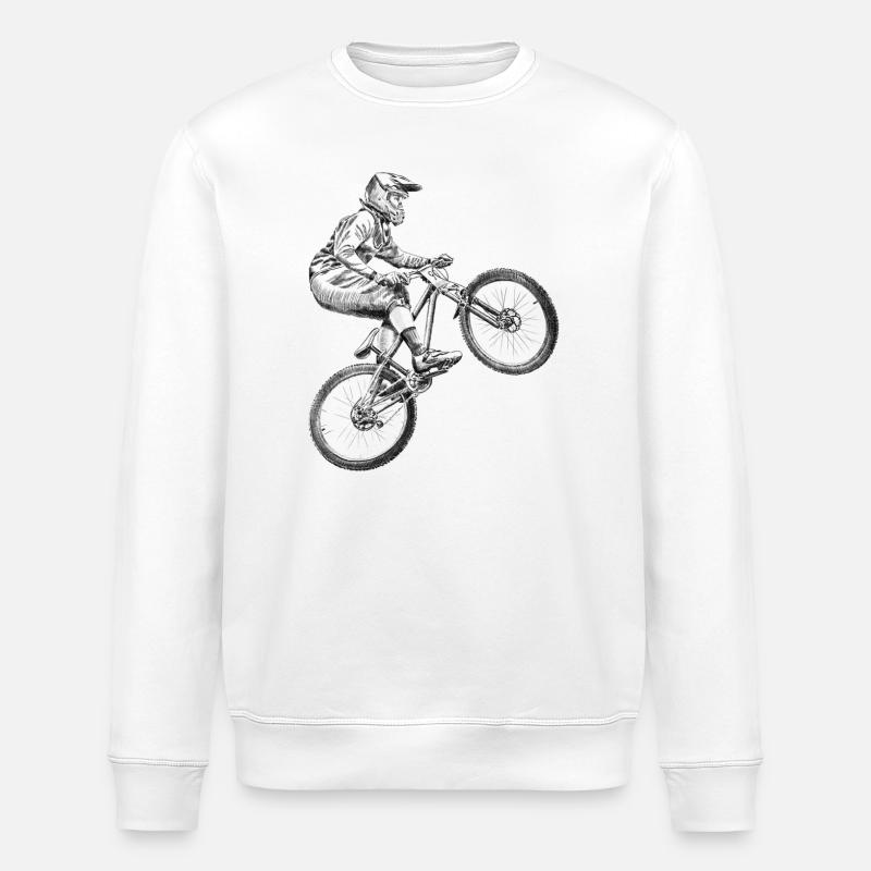 Fahrrad - Stanley/Stella Unisex Bio-Sweatshirt ROLLER - Weiß