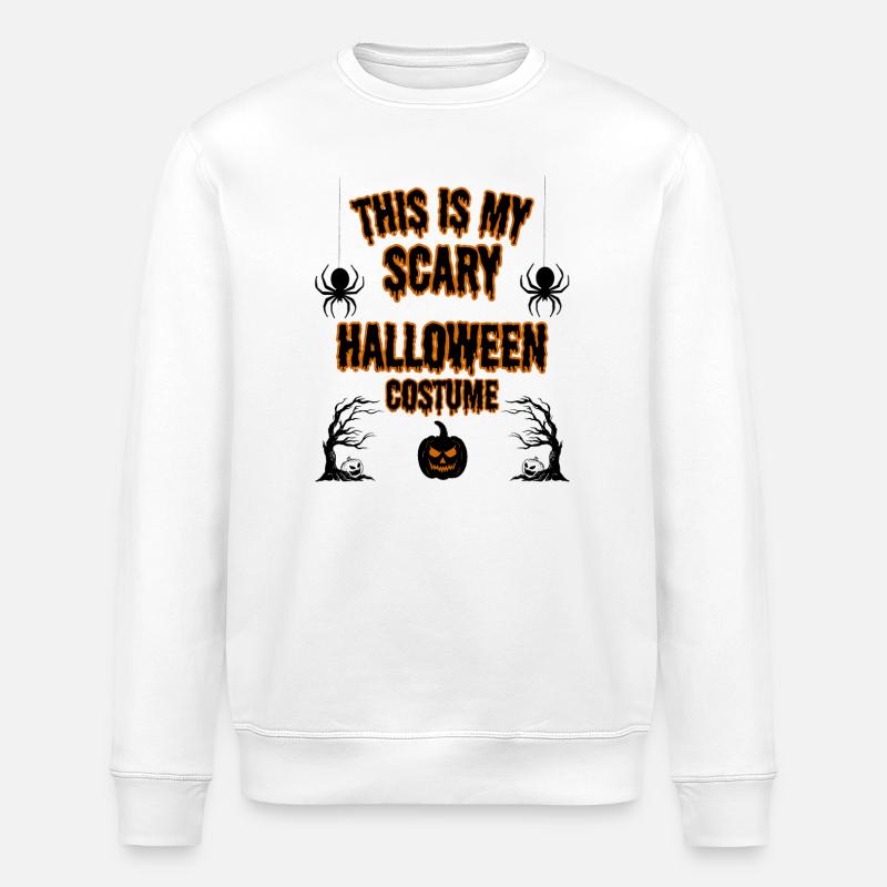 Scary Halloween Costume - Stanley/Stella Unisex Bio-Sweatshirt ROLLER - Weiß