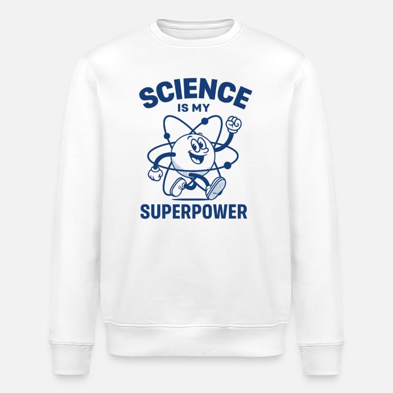 Conception motivée par les super-héros scientifiques - Sweat bio ROLLER Stanley/Stella Unisexe - blanc