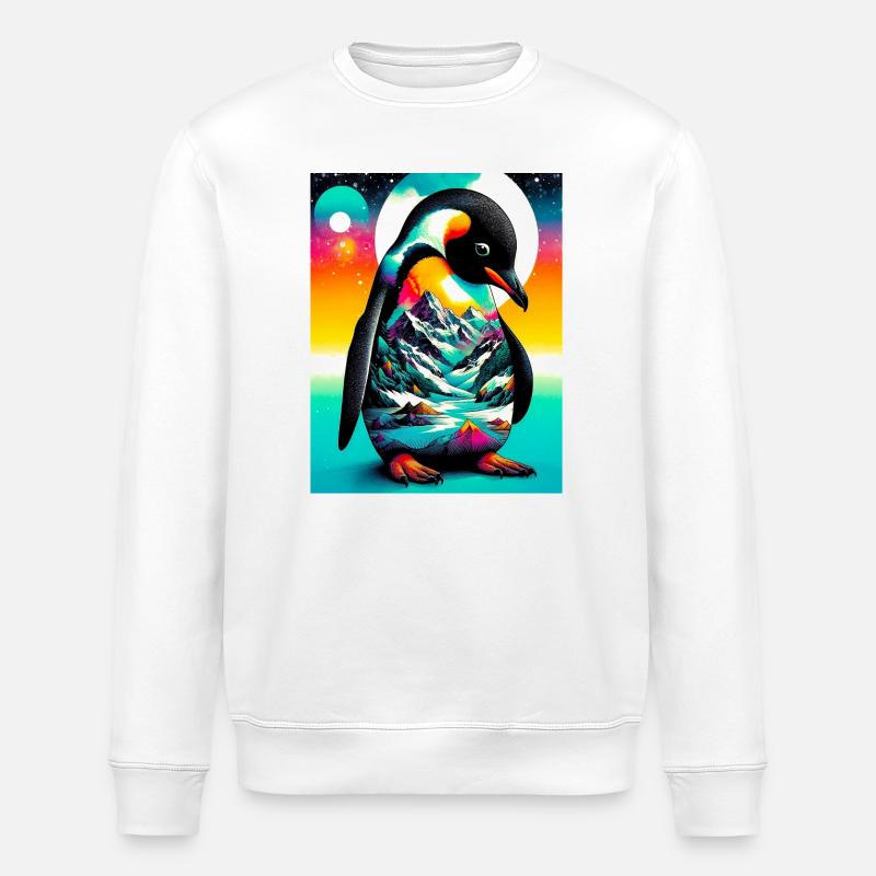 Pinguin - Stanley/Stella Unisex Bio-Sweatshirt ROLLER - Weiß
