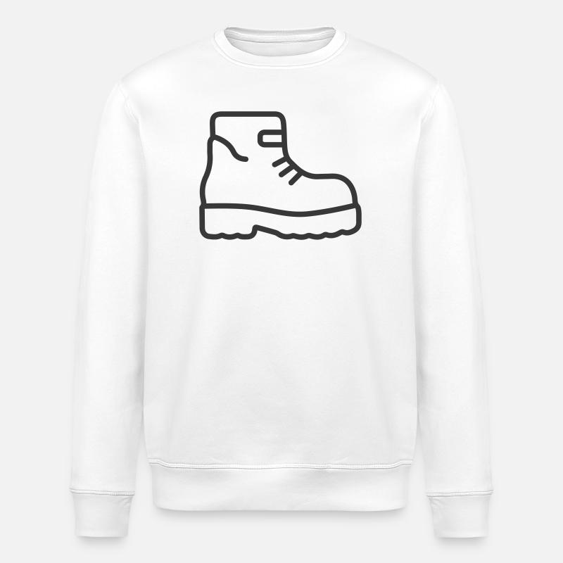 Icône de chaussure de randonnée - Sweat bio ROLLER Stanley/Stella Unisexe - blanc