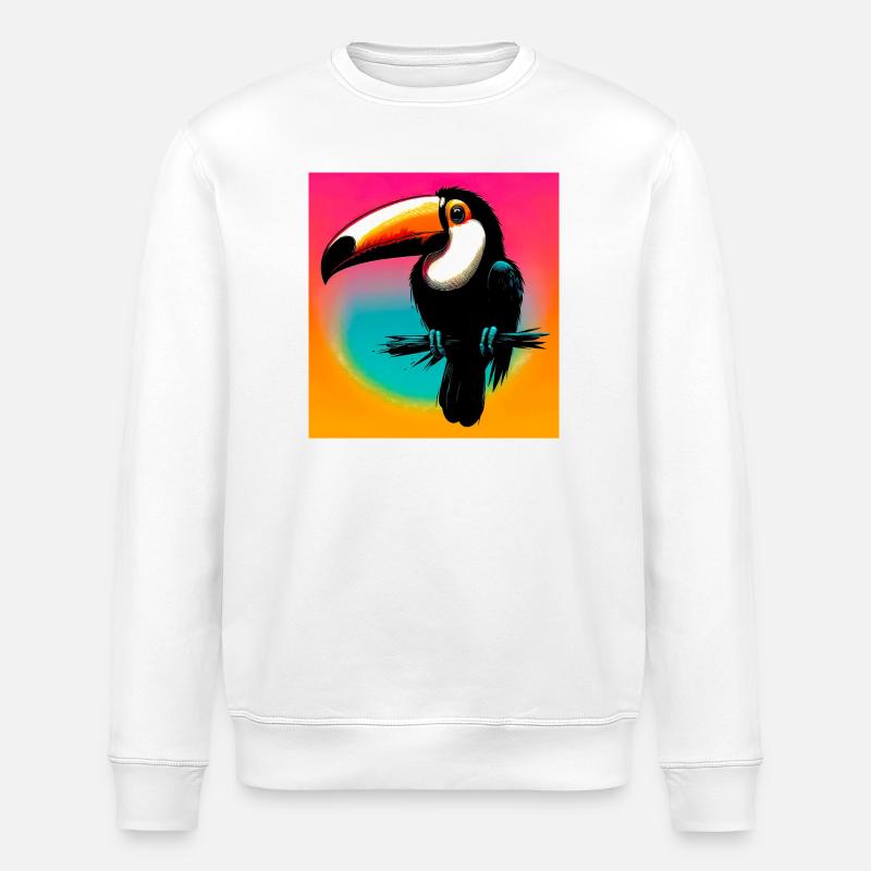 toucan - Sweat bio ROLLER Stanley/Stella Unisexe - blanc