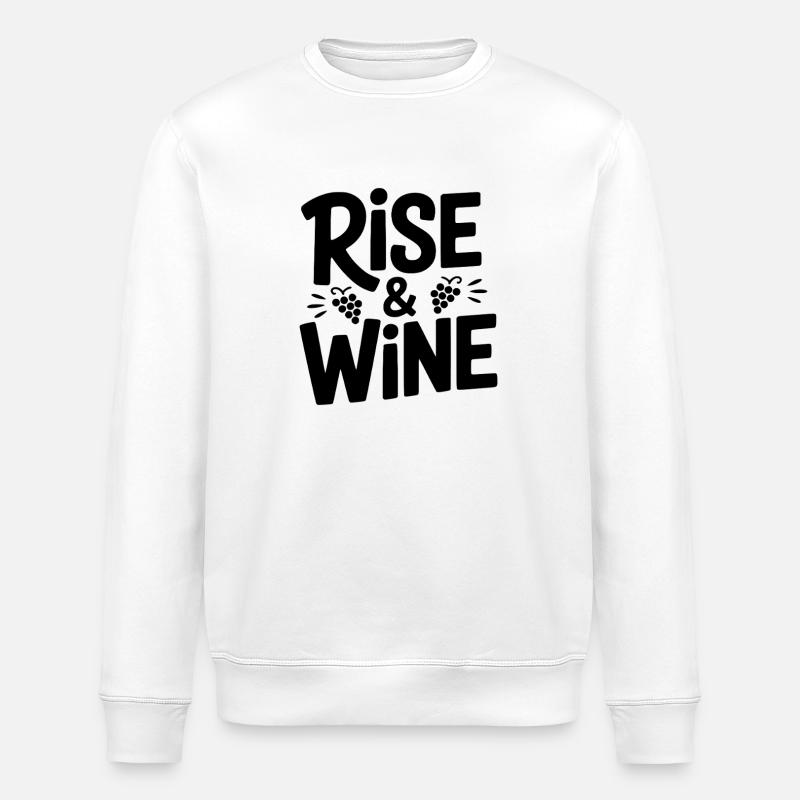 Lever et vin - Sweat bio ROLLER Stanley/Stella Unisexe - blanc