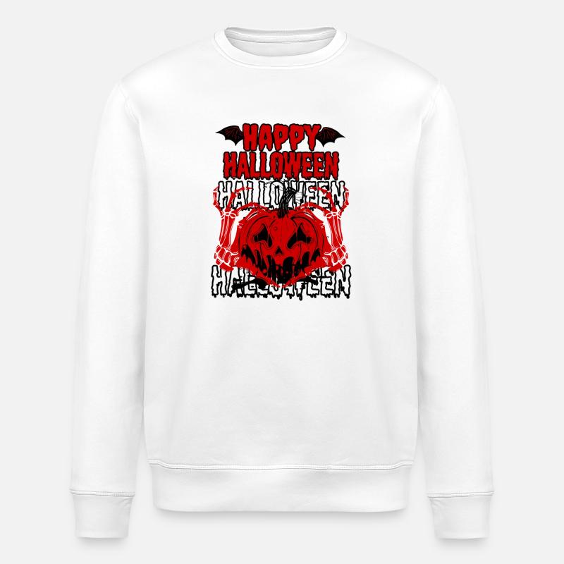 Halloween - Stanley/Stella Unisex Bio-Sweatshirt ROLLER - Weiß