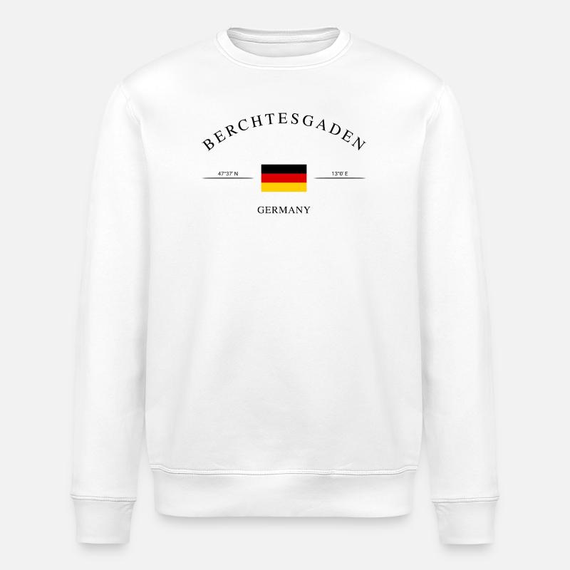 Berchtesgaden – Urlaub Souvenir & Geschenk - Stanley/Stella Unisex Bio-Sweatshirt ROLLER - Weiß