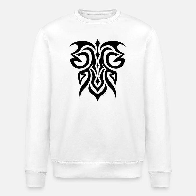 Tribal 9 par Helfspawn - Sweat bio ROLLER Stanley/Stella Unisexe - blanc