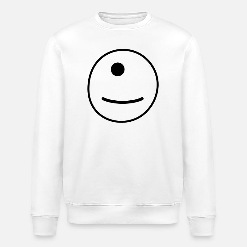 Geometrisches Mandala Muster - Stanley/Stella Unisex Bio-Sweatshirt ROLLER - Weiß