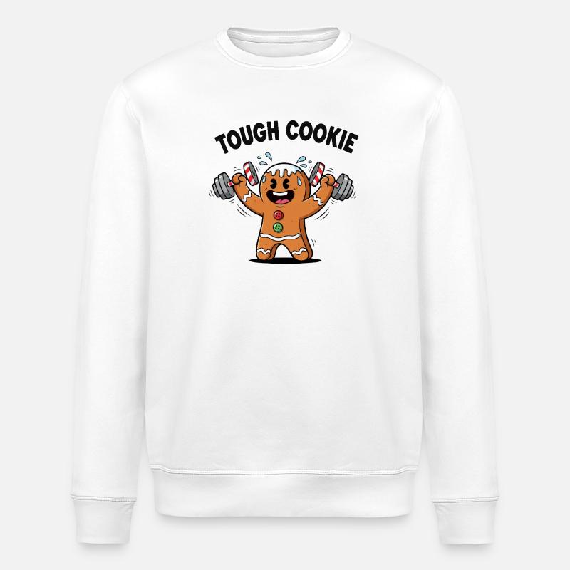 Biscuit fort - Sweat bio ROLLER Stanley/Stella Unisexe - blanc