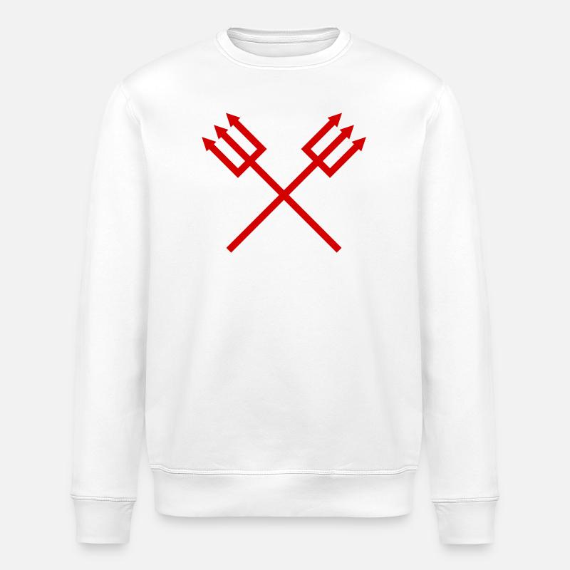 Trident - Stanley/Stella ROLLER Unisex Organic Sweatshirt - white