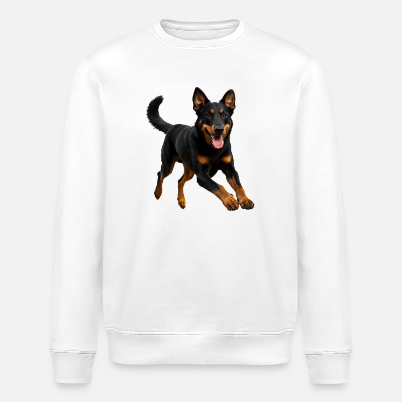 Beauceron - Stanley/Stella Unisex Bio-Sweatshirt ROLLER - Weiß
