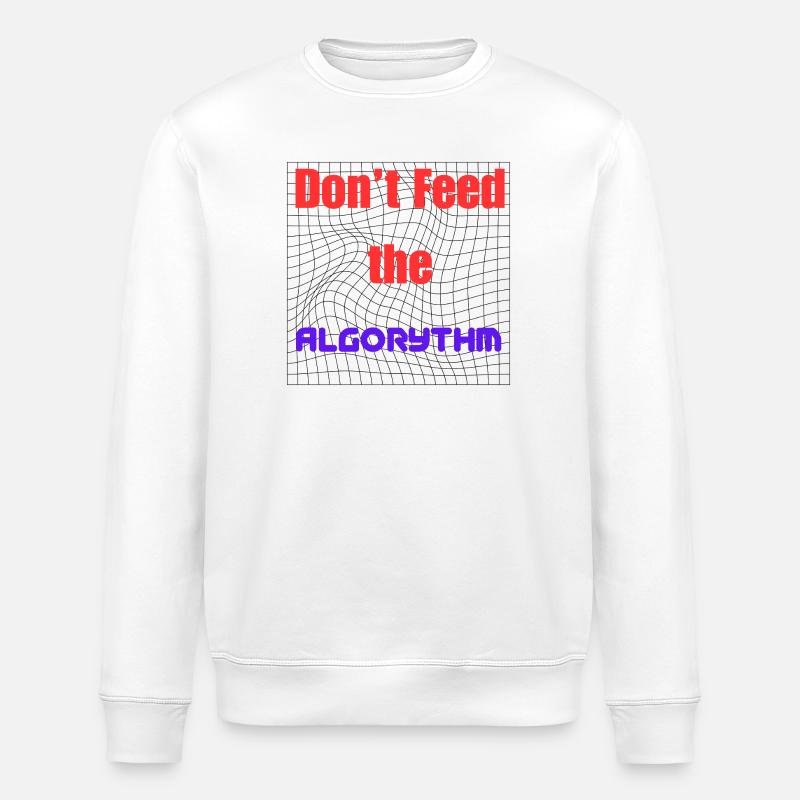 Motivation, Algorithmen zu schlagen - Stanley/Stella Unisex Bio-Sweatshirt ROLLER - Weiß