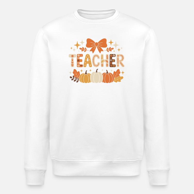 Enseignants d’automne - Sweat bio ROLLER Stanley/Stella Unisexe - blanc