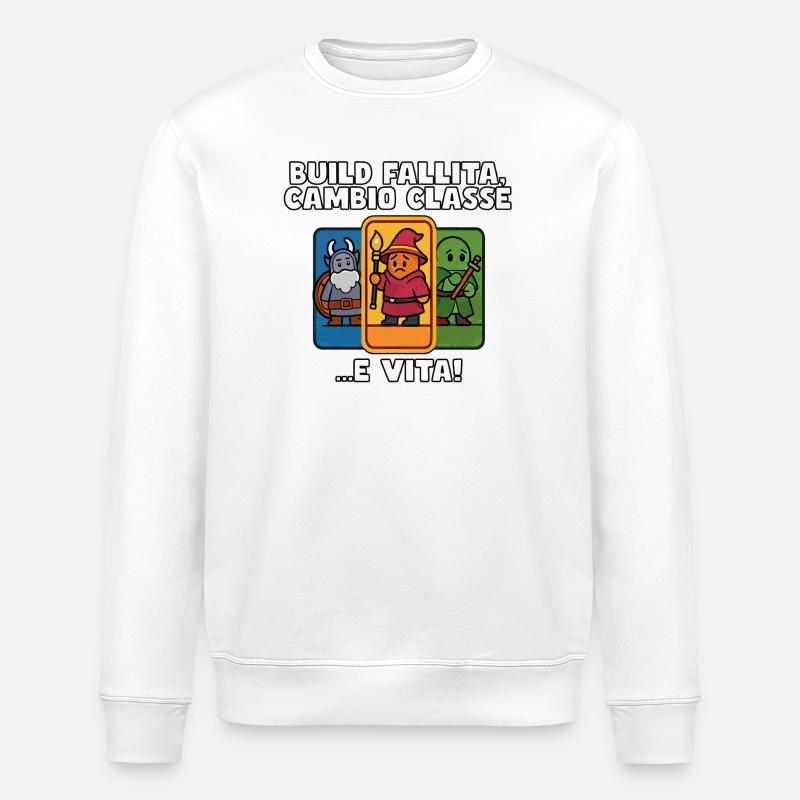 Survie multiclasse - Sweat bio ROLLER Stanley/Stella Unisexe - blanc