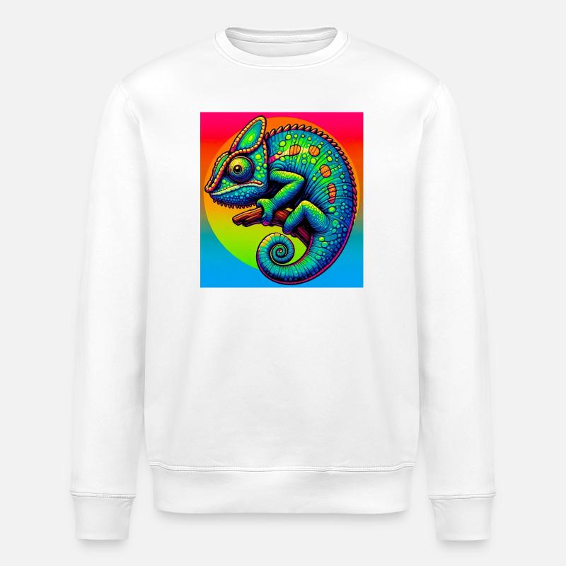 caméléon - Sweat bio ROLLER Stanley/Stella Unisexe - blanc