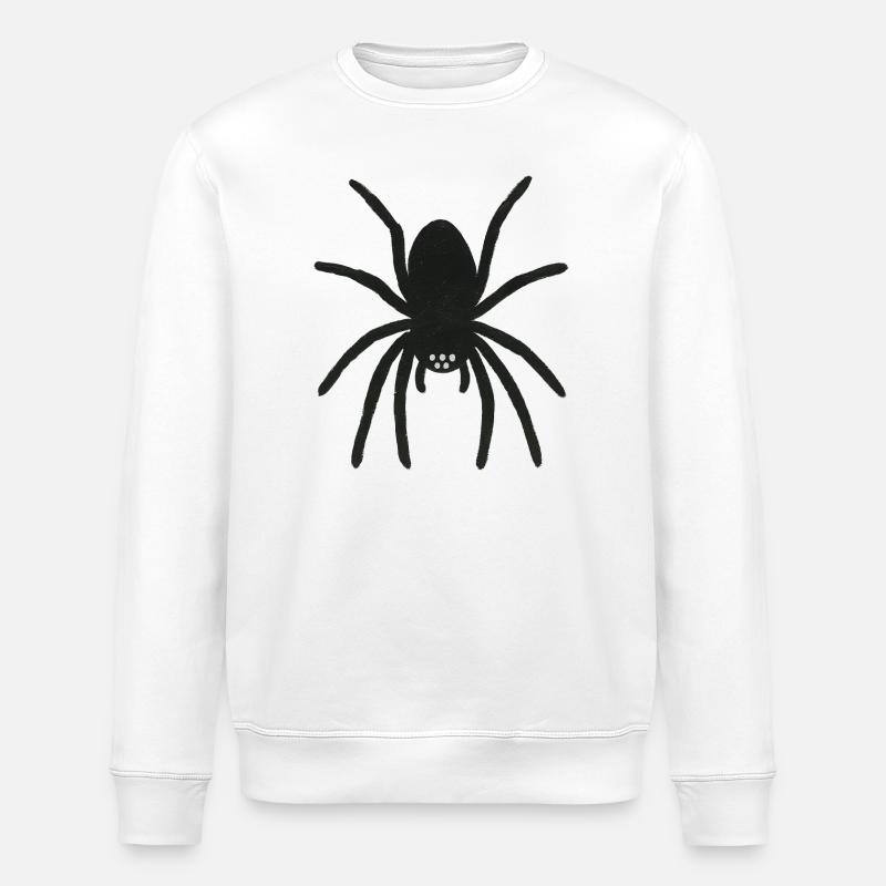 Spinnen-Malerei - Stanley/Stella Unisex Bio-Sweatshirt ROLLER - Weiß