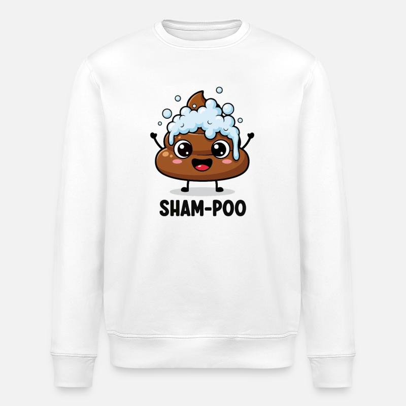 Schaumige-Party - Stanley/Stella Unisex Bio-Sweatshirt ROLLER - Weiß