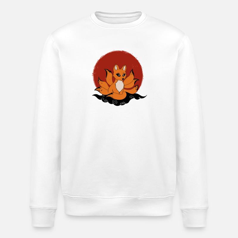 Kitsune - Stanley/Stella Unisex Bio-Sweatshirt ROLLER - Weiß