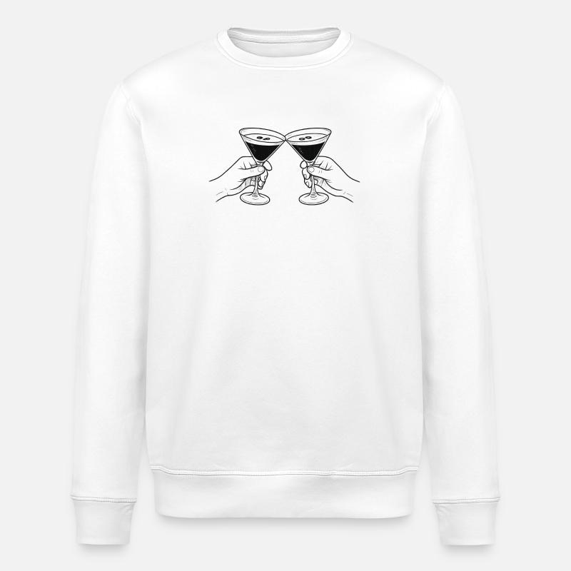 Anstoßen 2 - Stanley/Stella Unisex Bio-Sweatshirt ROLLER - Weiß