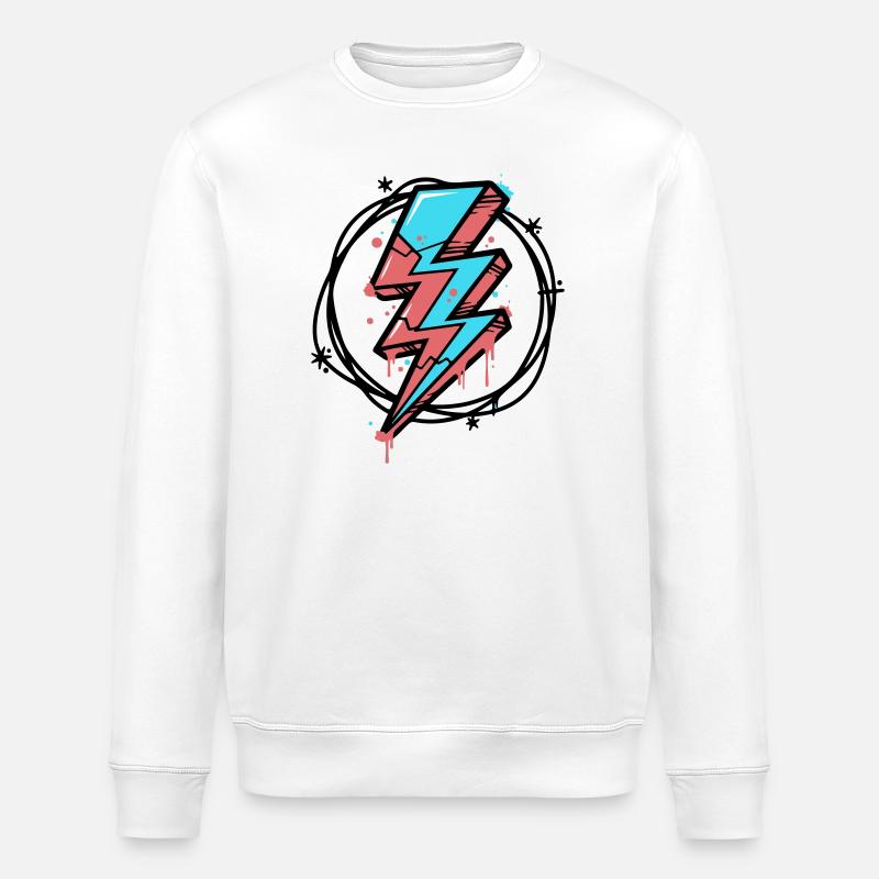 Streetstyle-Beleuchtung - Stanley/Stella Unisex Bio-Sweatshirt ROLLER - Weiß