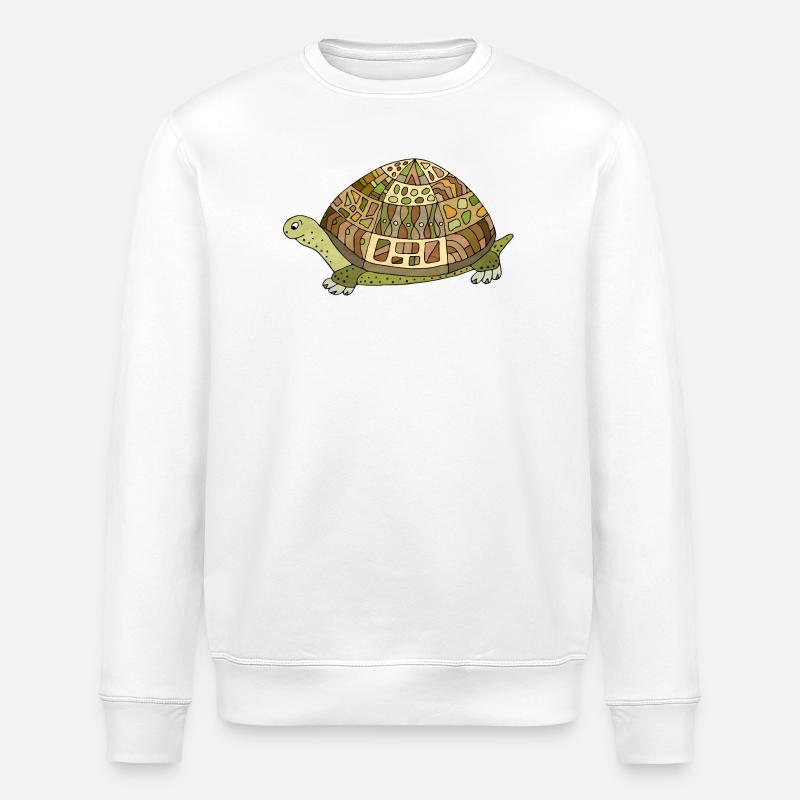 tortoise - Stanley/Stella ROLLER Unisex Organic Sweatshirt - white