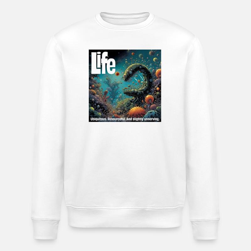 Cycle de vie Monde sous-marin Illustration - Sweat bio ROLLER Stanley/Stella Unisexe - blanc