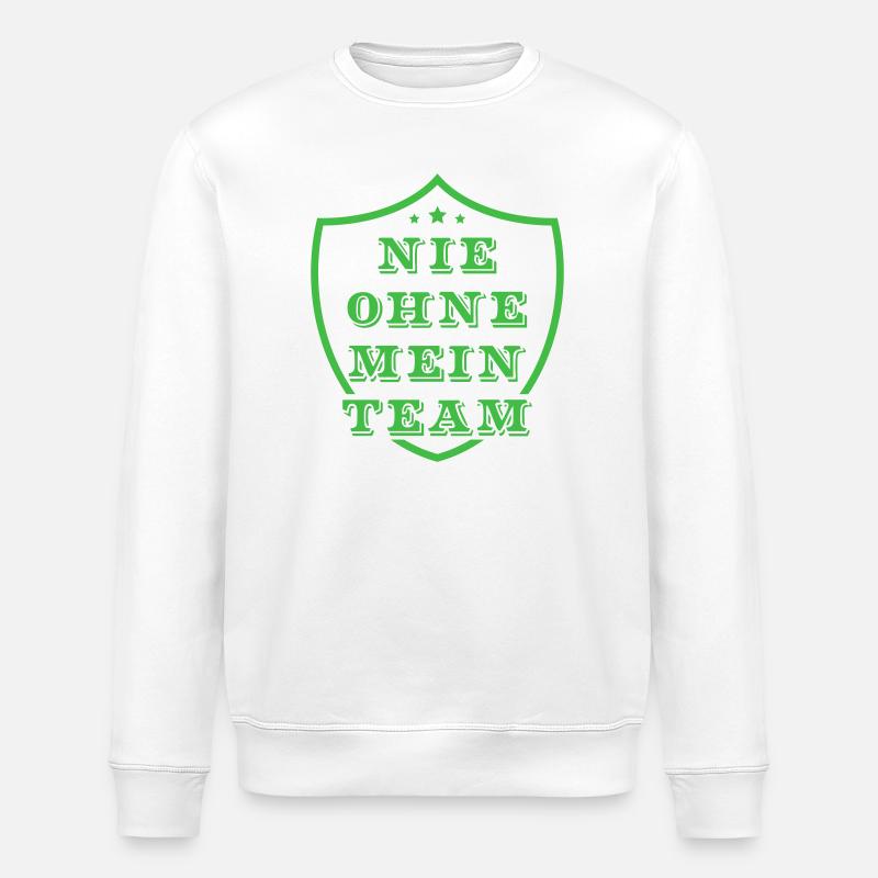 Mein Team - Stanley/Stella Unisex Bio-Sweatshirt ROLLER - Weiß