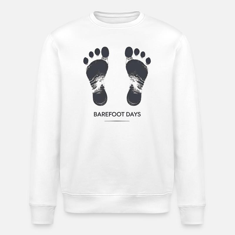 Barefoot days - Stanley/Stella Unisex Bio-Sweatshirt ROLLER - Weiß