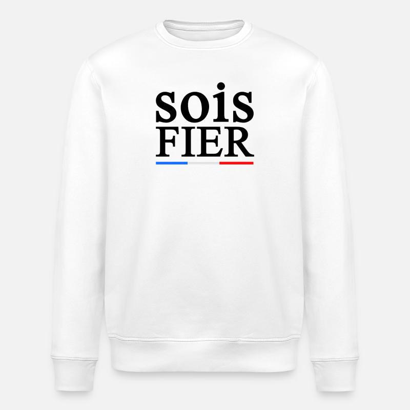 STOLZER 1 - Stanley/Stella Unisex Bio-Sweatshirt ROLLER - Weiß