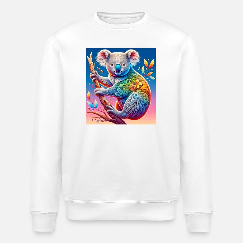 Koala - Stanley/Stella Unisex Bio-Sweatshirt ROLLER - Weiß