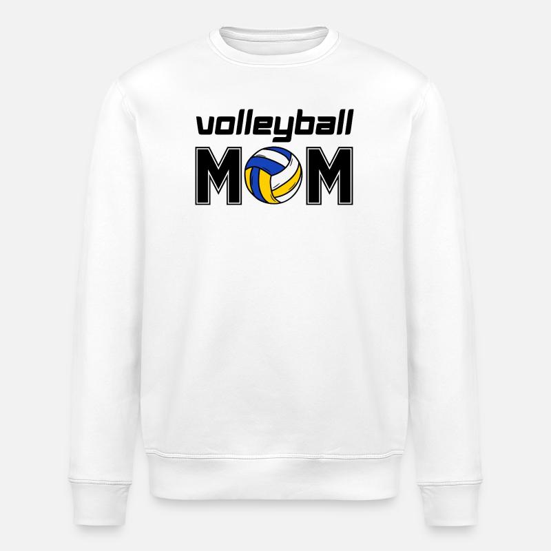 Volleyball-Mom - Stanley/Stella Unisex Bio-Sweatshirt ROLLER - Weiß