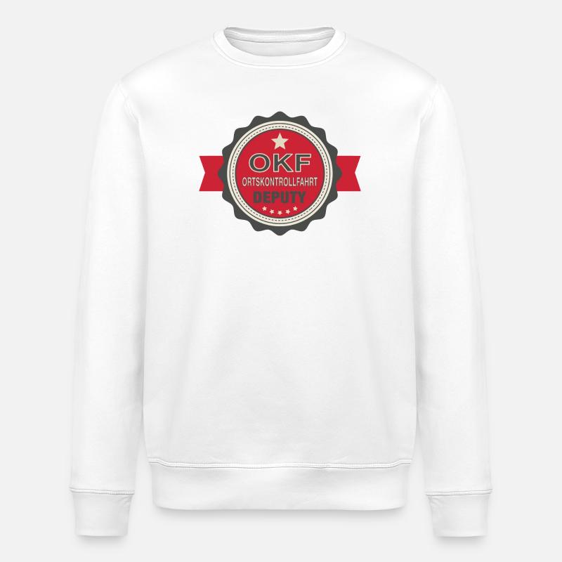 OKF – Ortskontrollfahrt Deputy - Stanley/Stella Unisex Bio-Sweatshirt ROLLER - Weiß