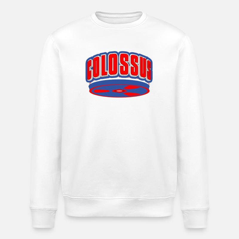 Colossal  Logo - Sweat bio ROLLER Stanley/Stella Unisexe - blanc