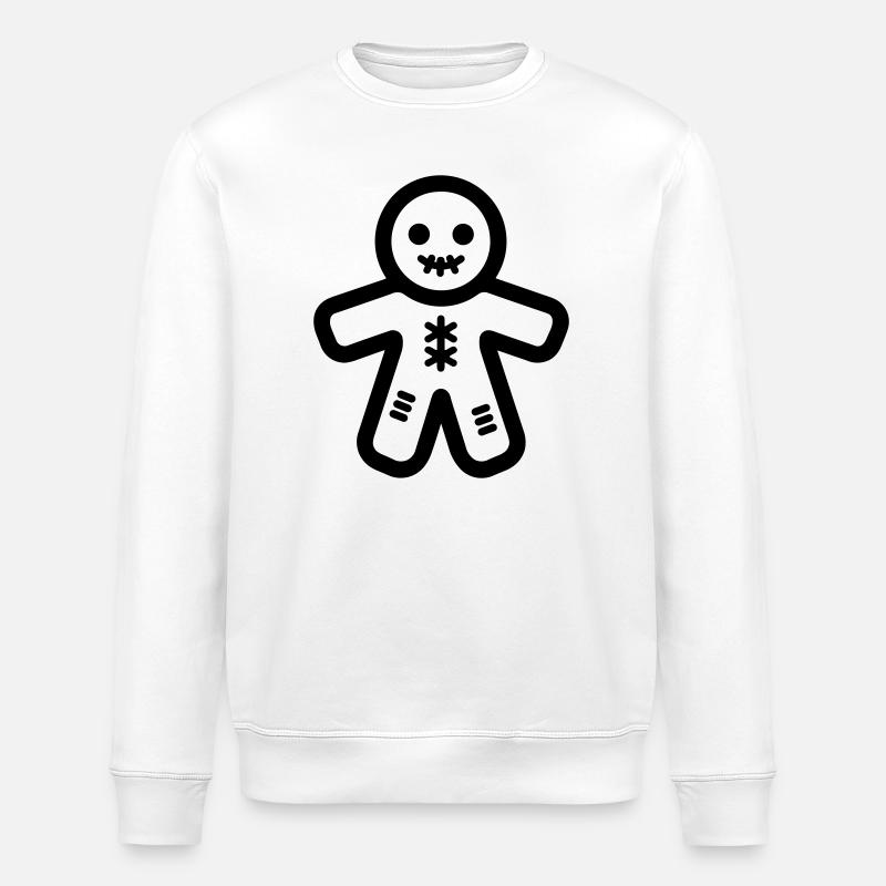 Voodoo-Puppe - Stanley/Stella Unisex Bio-Sweatshirt ROLLER - Weiß