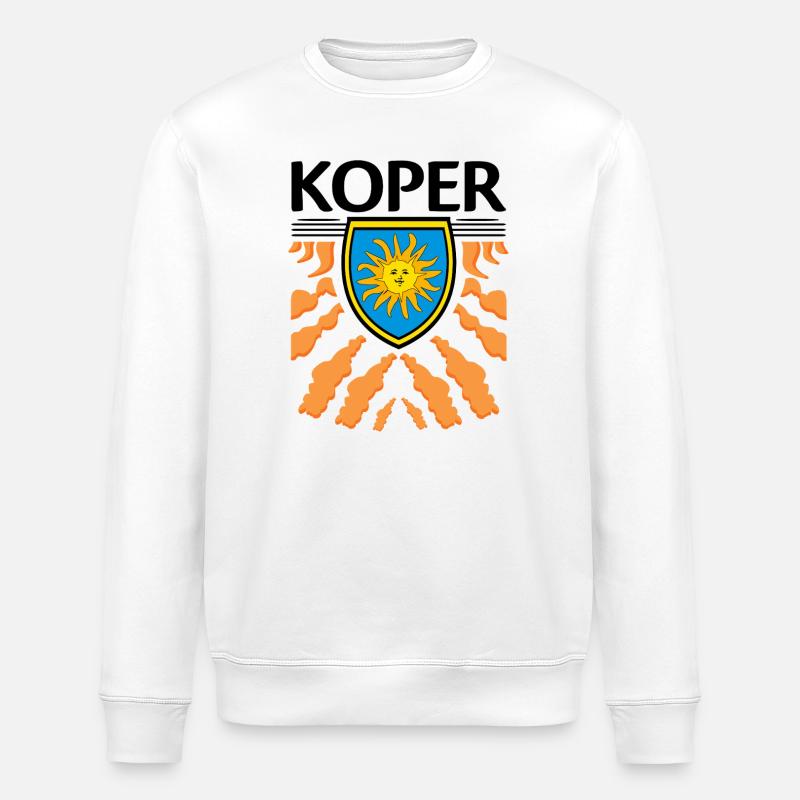 Koper - Stanley/Stella ROLLER Unisex Organic Sweatshirt - white