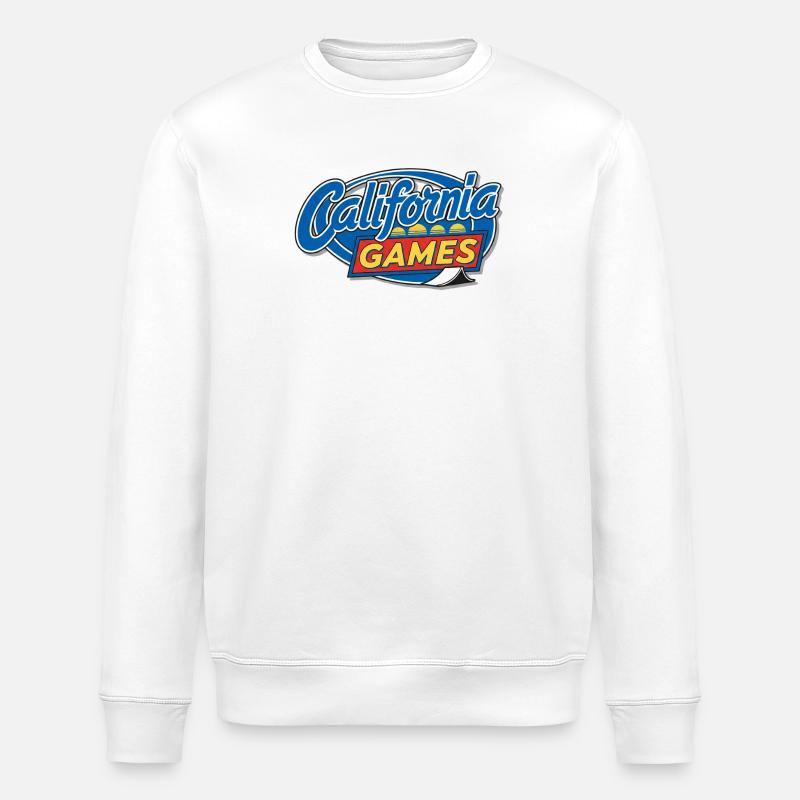 CaliGames - Stanley/Stella Unisex Bio-Sweatshirt ROLLER - Weiß