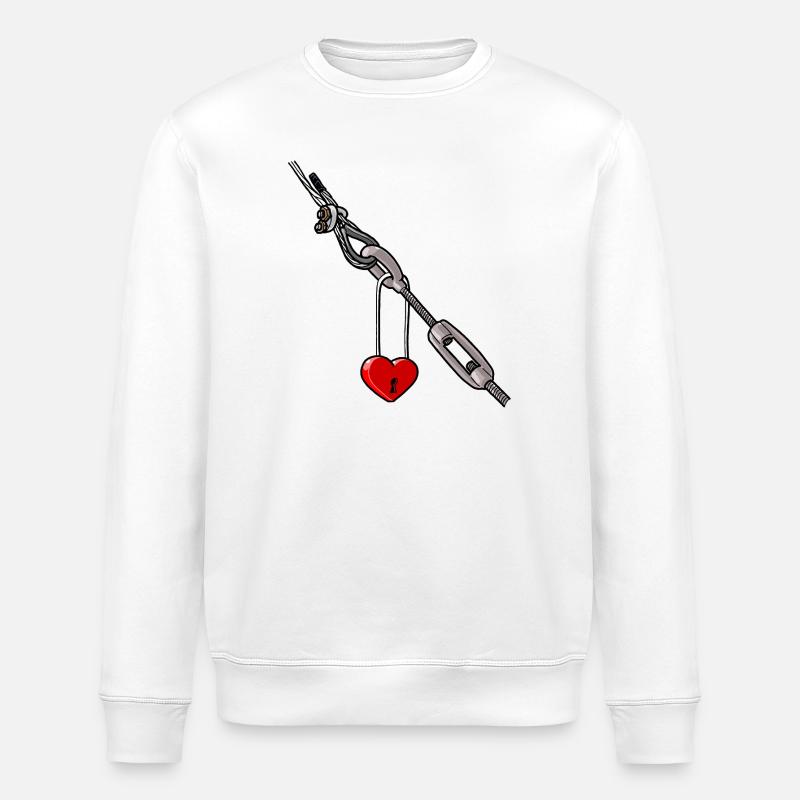 1404_hartje - Stanley/Stella Unisex Bio-Sweatshirt ROLLER - Weiß