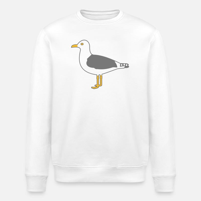 Silbermöwe - Stanley/Stella Unisex Bio-Sweatshirt ROLLER - Weiß