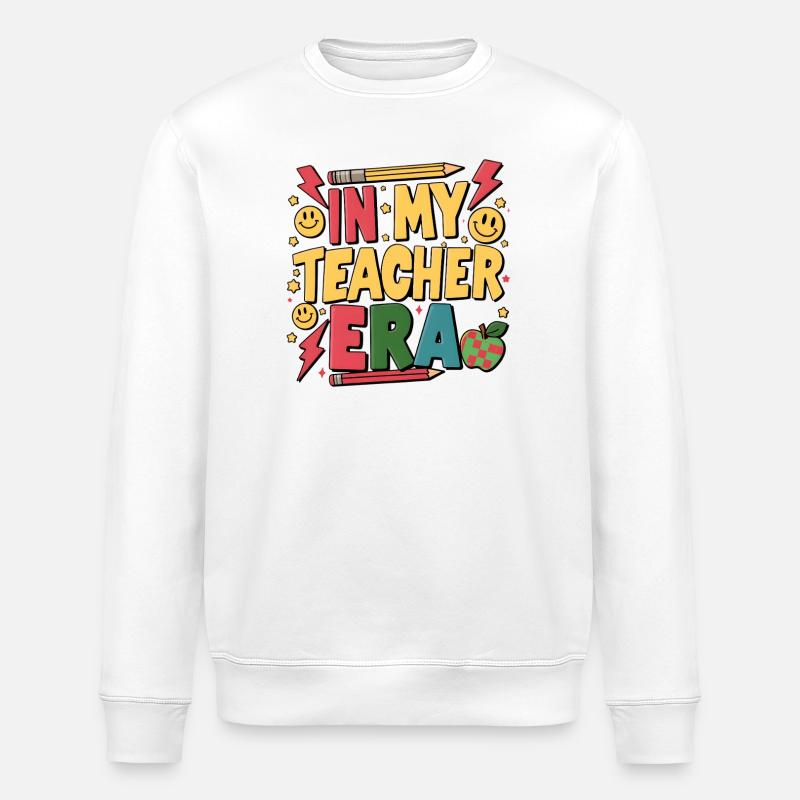 À l’époque de mon professeur - Sweat bio ROLLER Stanley/Stella Unisexe - blanc