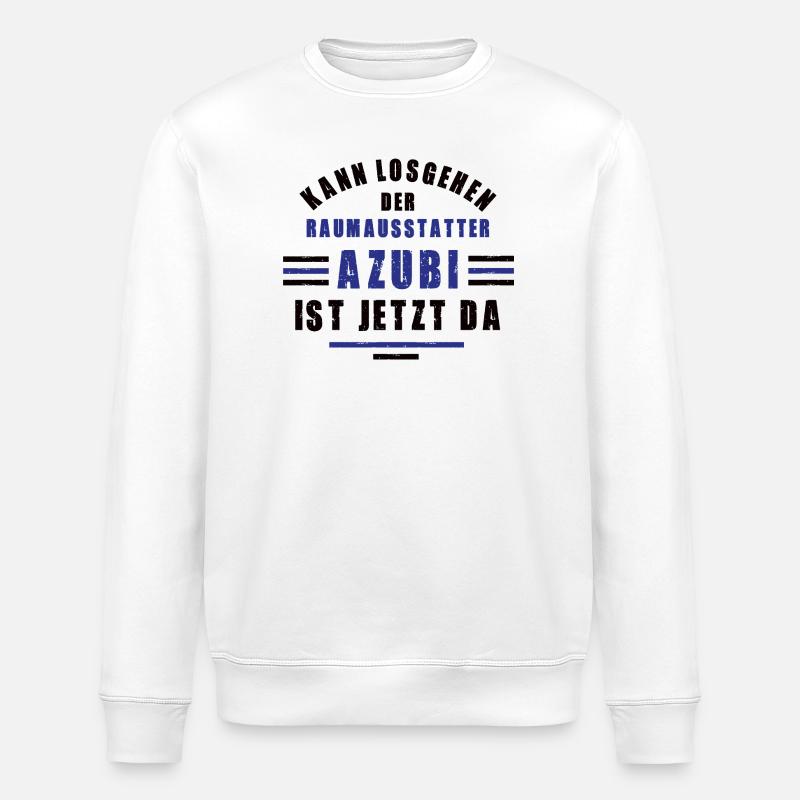 Apprentice Interior Decorator Apprenticeship Training Decoration - Stanley/Stella ROLLER Unisex Organic Sweatshirt - white