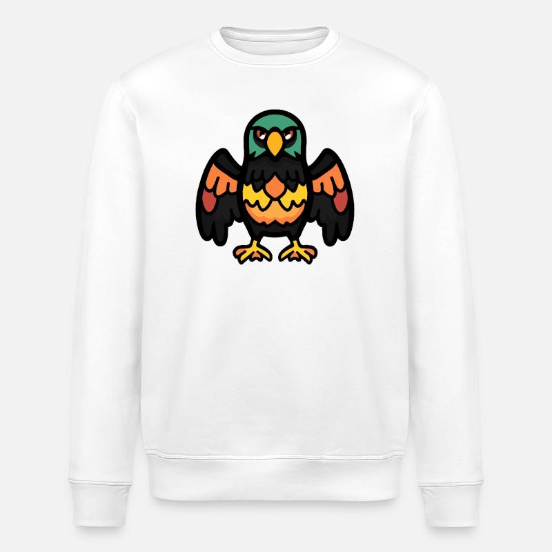 Aigle Halloween Bande Dessinée Drôle - Sweat bio ROLLER Stanley/Stella Unisexe - blanc