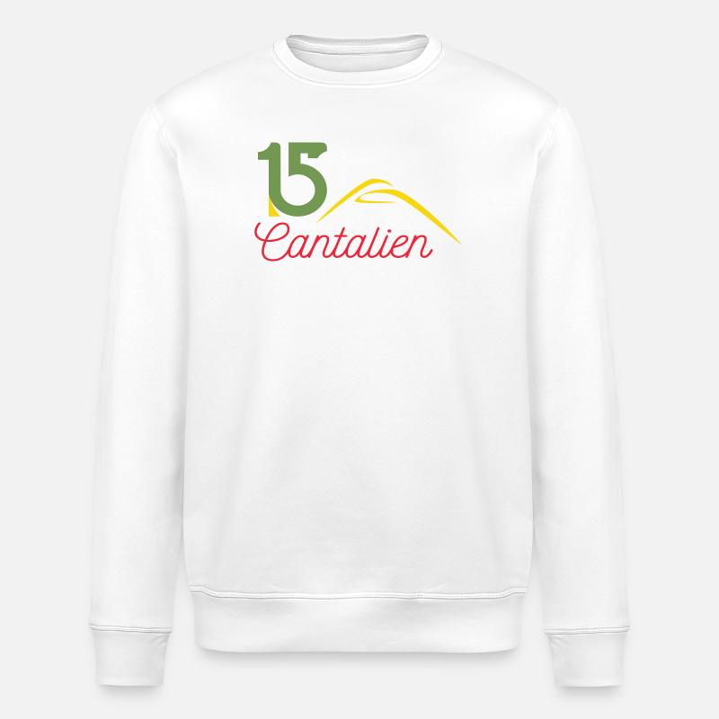 Cantal 15 Logo - Stanley/Stella Unisex Bio-Sweatshirt ROLLER - Weiß