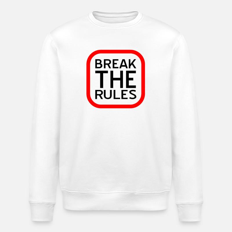 Regeln - Stanley/Stella Unisex Bio-Sweatshirt ROLLER - Weiß