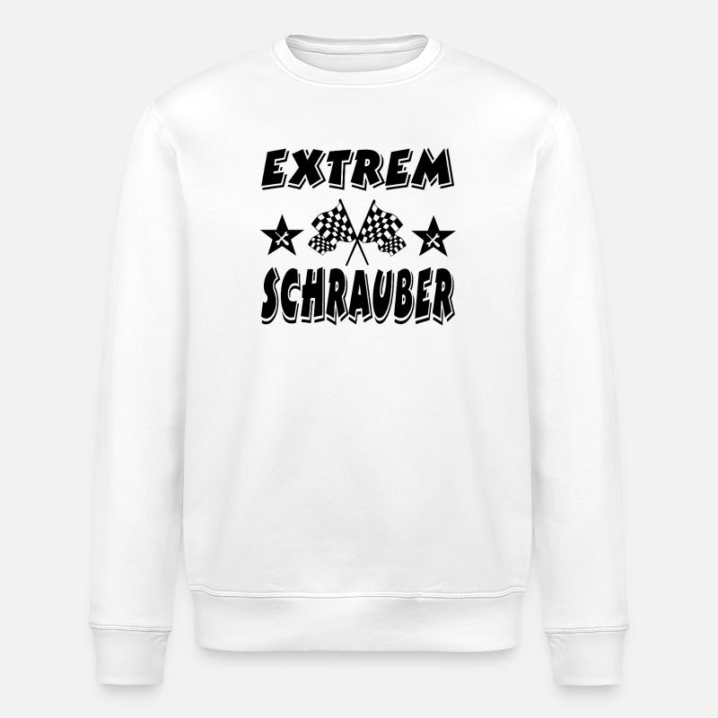 Screwdriver - Stanley/Stella ROLLER Unisex Organic Sweatshirt - white