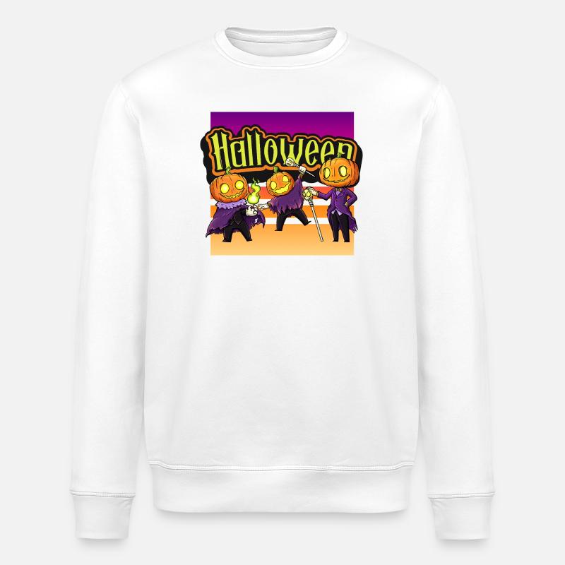 Halloween - Stanley/Stella Unisex Bio-Sweatshirt ROLLER - Weiß